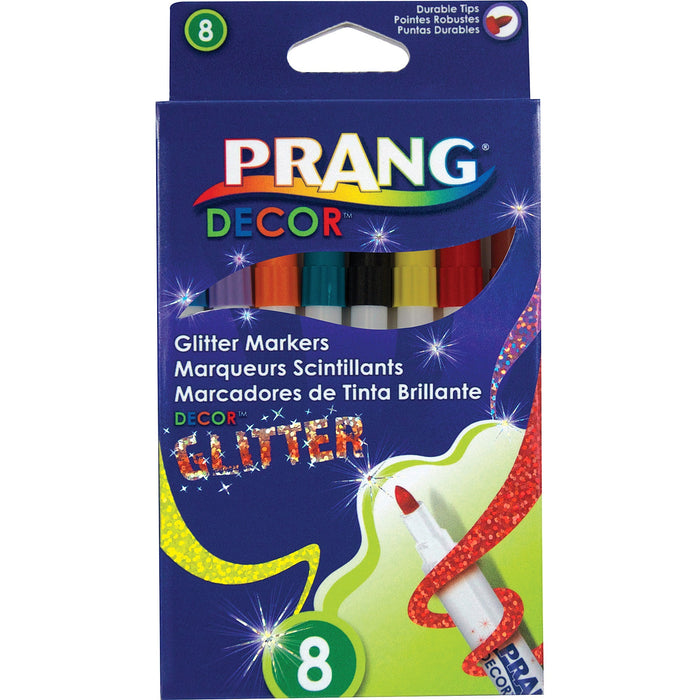 Prang Decor Glitter Markers - DIX74008