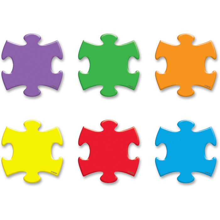 Trend Mini Accents Puzzle Pieces Variety Pack - TEP10805