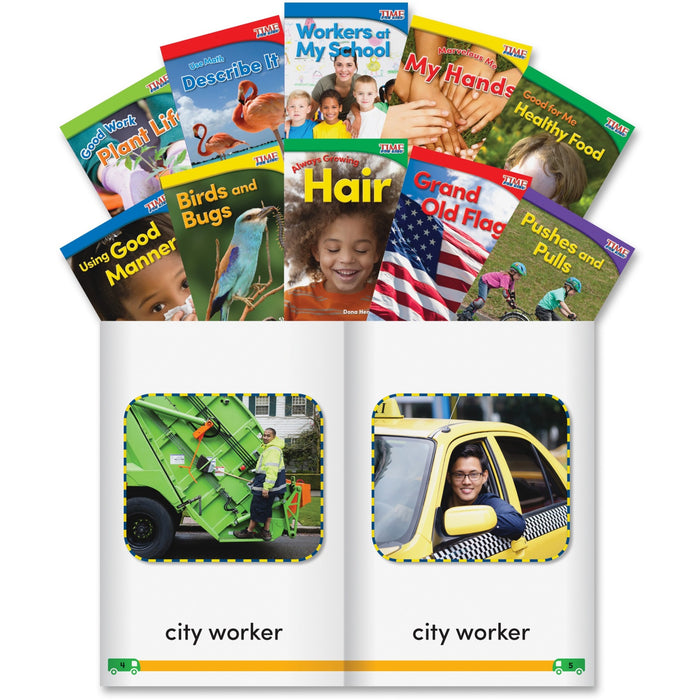 Shell Education Grade K Time for Kids Book Set 1 Printed Book - SHL24706