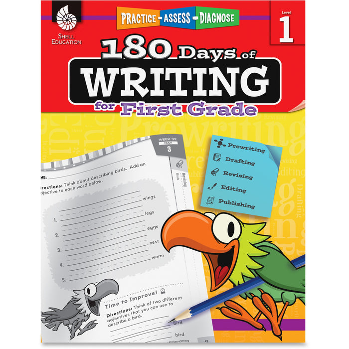 Shell Education 1st Grade 180 Days of Writing Book Printed Book - SHL51524