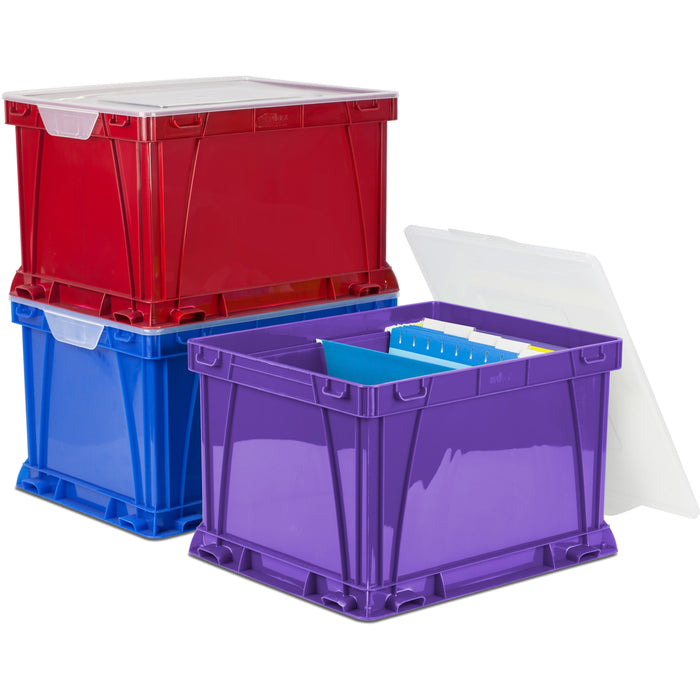 Storex 3 Piece Cube Storage Bins - STX62012U03C