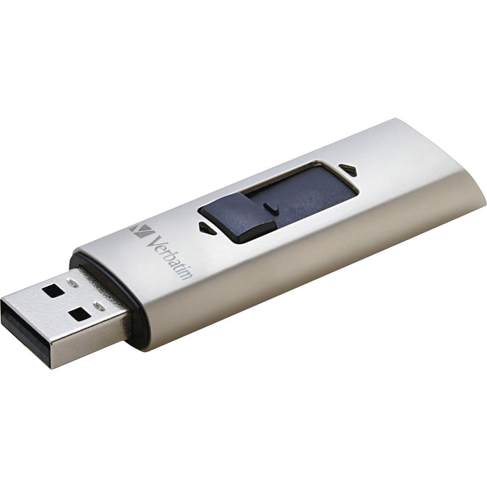 Verbatim 128GB Store 'n' Go Vx400 USB 3.0 Flash Drive - Silver - VER47690