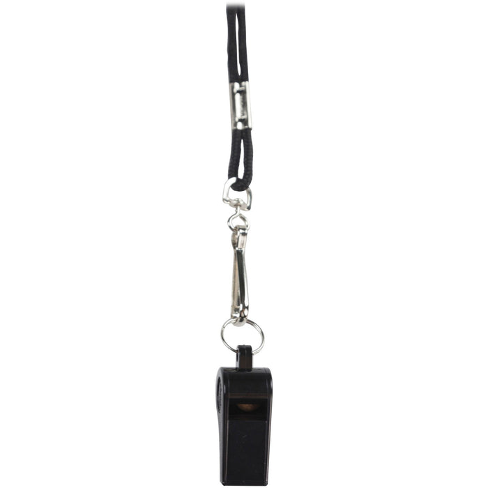 Champion Sports Plastic Whistle/Bulk Lanyard Pack - CSIBP601