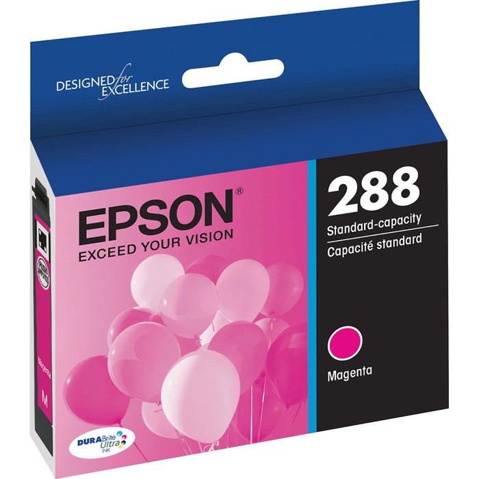 Epson DURABrite Ultra 288 Original Standard Yield Inkjet Ink Cartridge - Pigment Magenta - 1 Each - EPST288320S