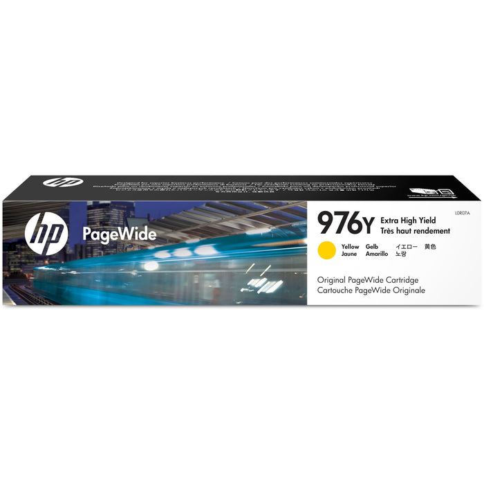 HP 976Y (L0R07A) Original Extra High Yield Page Wide Ink Cartridge - Yellow - 1 Each - HEWL0R07A