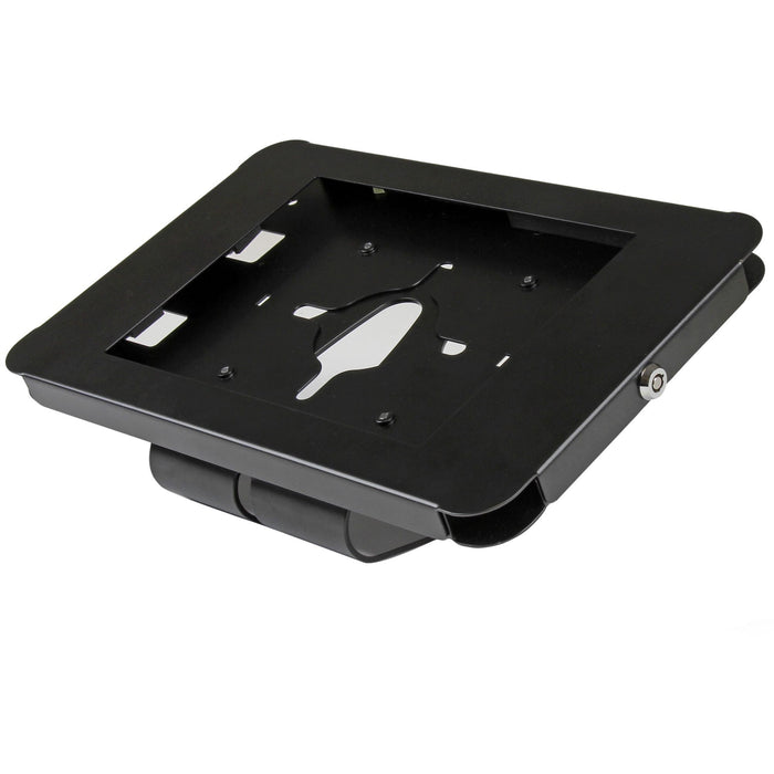 StarTech.com Secure Tablet Stand - Security lock protects your tablet from theft and tampering - Easy to mount to a desk / table / wall or directly to a VESA compatible monitor mount - Supports iPad - STCSECTBLTPOS