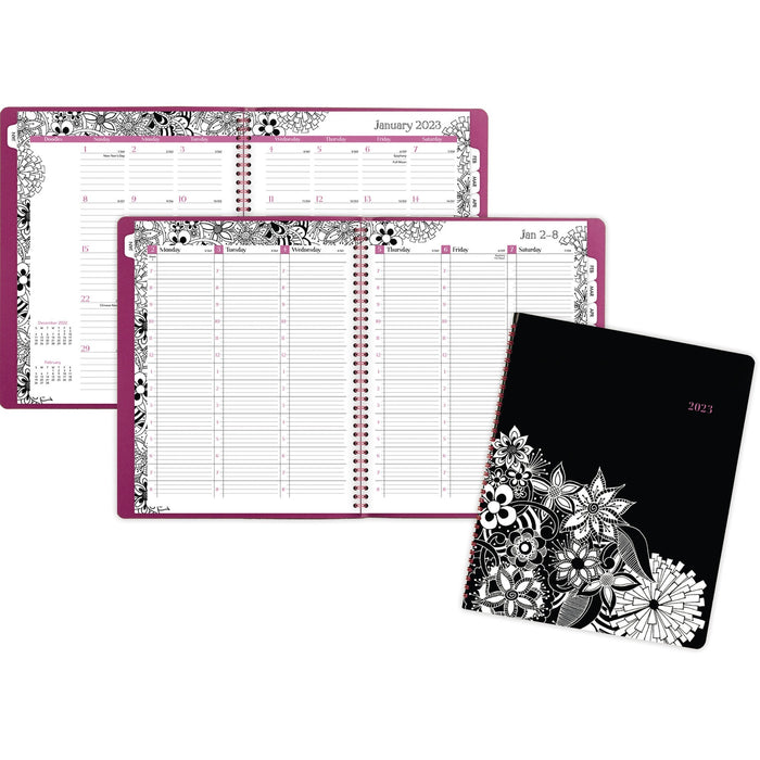 At-A-Glance FloraDoodle Weekly/Monthly Appointment Book - AAG589905