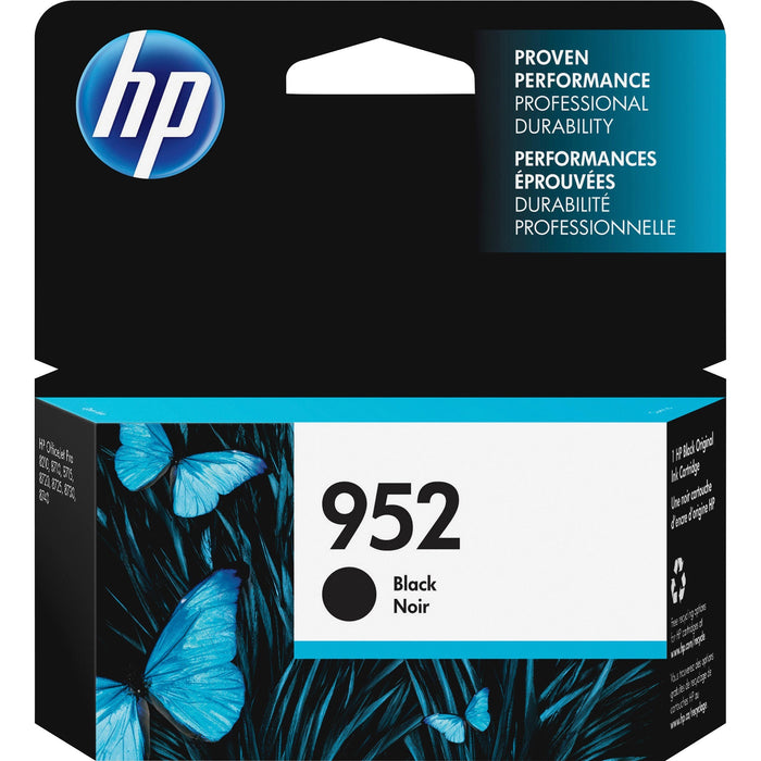 HP 952 Original Standard Yield Inkjet Ink Cartridge - Black - 1 Each - HEWF6U15AN