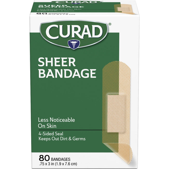 Curad Sheer Bandage Strips - MIICUR02279RB