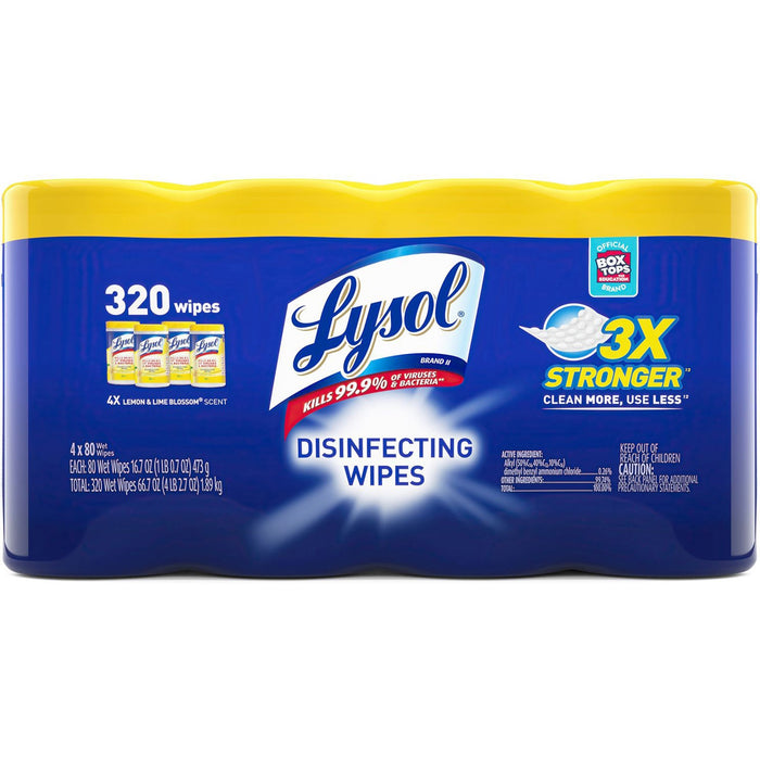 Lysol 4-pack Disinfecting Wipes - RAC90641