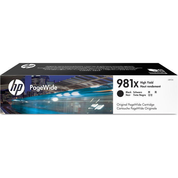 HP 981X (L0R12A) Original High Yield Ink Cartridge - Single Pack - Black - 1 Each - HEWL0R12A