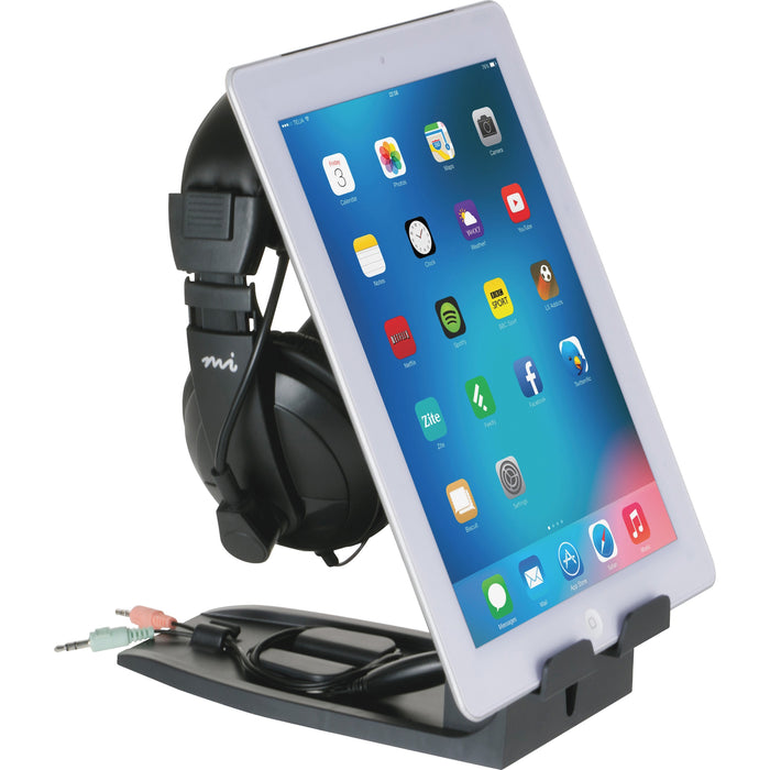 Allsop Headset Hangout, Universal Headphone Stand & Tablet Holder - (31661) - ASP31661