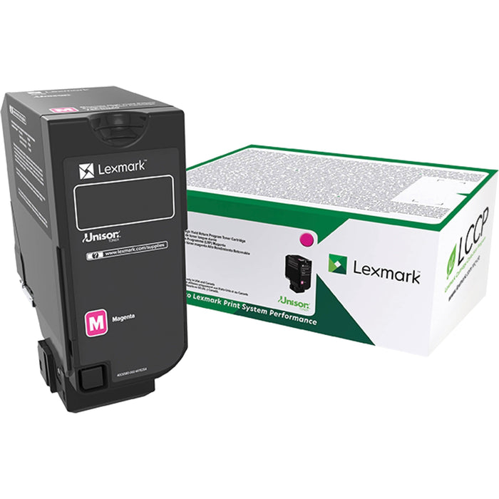 Lexmark Original High Yield Laser Toner Cartridge - Magenta - 1 Each - LEX74C0HMG Lexmark International, Inc