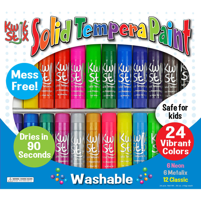 The Pencil Grip Tempera Paint 24-color Mess Free Set - TPG604