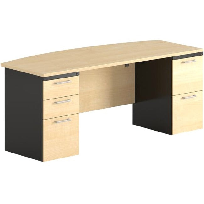 Lacasse Concept 300 Pedestal Desk - 4-Drawer - LAS31NEF3072FT