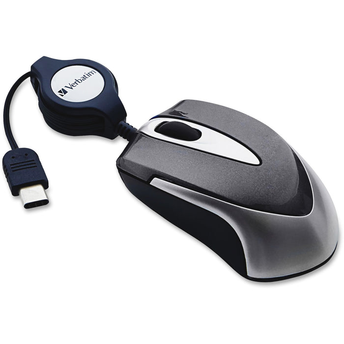 USB-C&trade; Mini Optical Travel Mouse - Black - VER99235