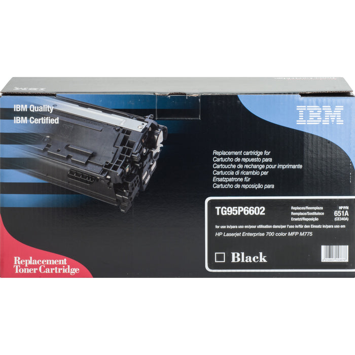 IBM Remanufactured Laser Toner Cartridge - Alternative for HP 507A (CE340A, CE400A) - Black - 1 Each - IBMTG95P6602