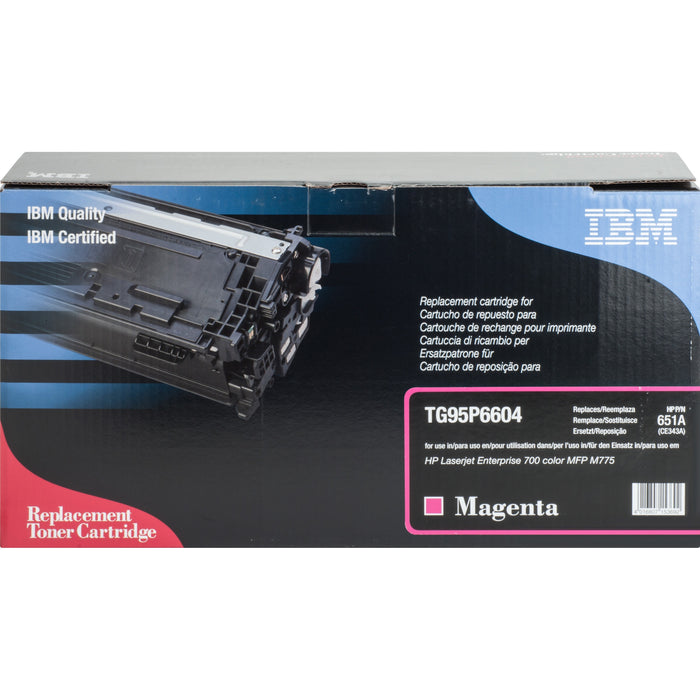IBM Remanufactured Toner Cartridge - Alternative for HP 651A (CE343A) - IBMTG95P6604