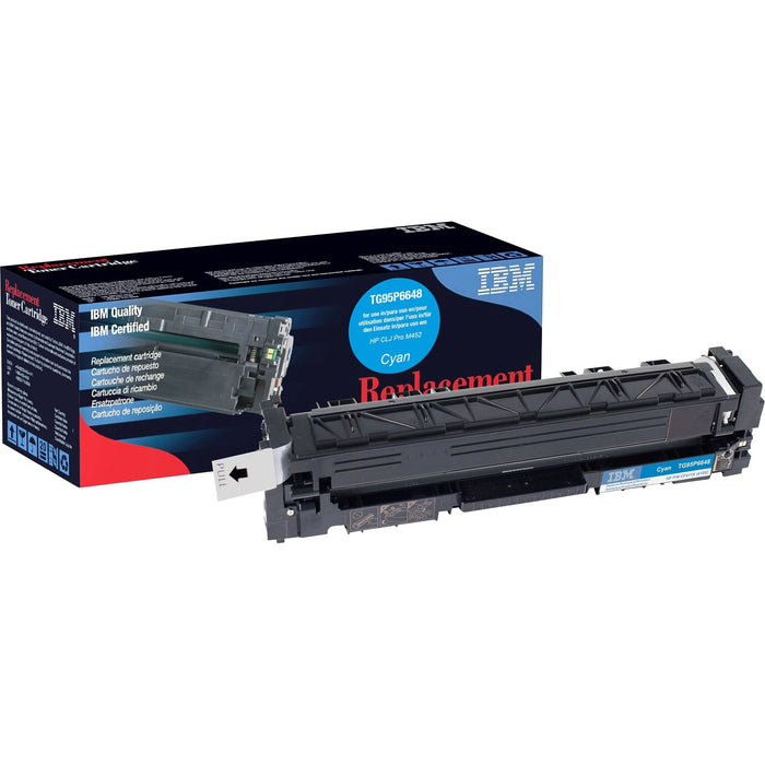IBM Remanufactured Laser Toner Cartridge - Alternative for HP 410X (CF411X) - Cyan - 1 Each - IBMTG95P6648