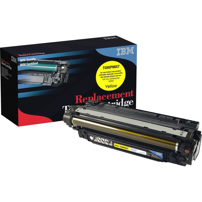 IBM Remanufactured High Yield Laser Toner Cartridge - Alternative for HP 508X (CF362X) - Yellow - 1 Each - IBMTG95P6657