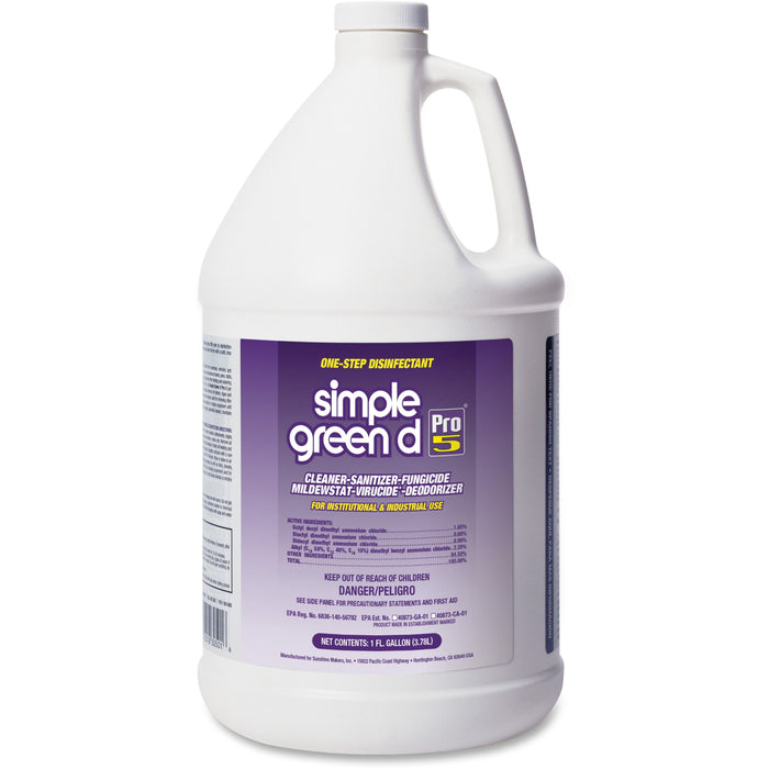 Simple Green D Pro 5 One-Step Disinfectant - SMP30501CT