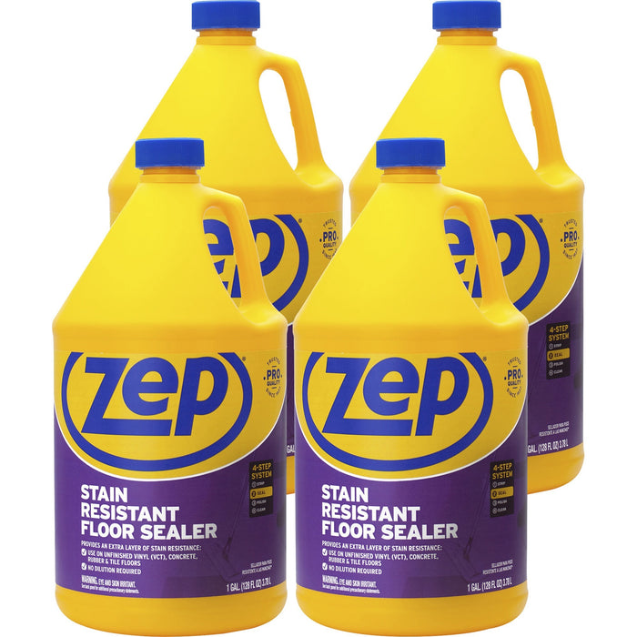 Zep Stain-Resistant Floor Sealer - ZPEZUFSLR128CT