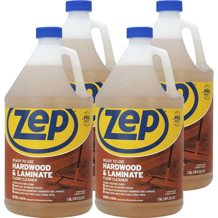 Zep Hardwood & Laminate Floor Cleaner - ZPEZUHLF128CT