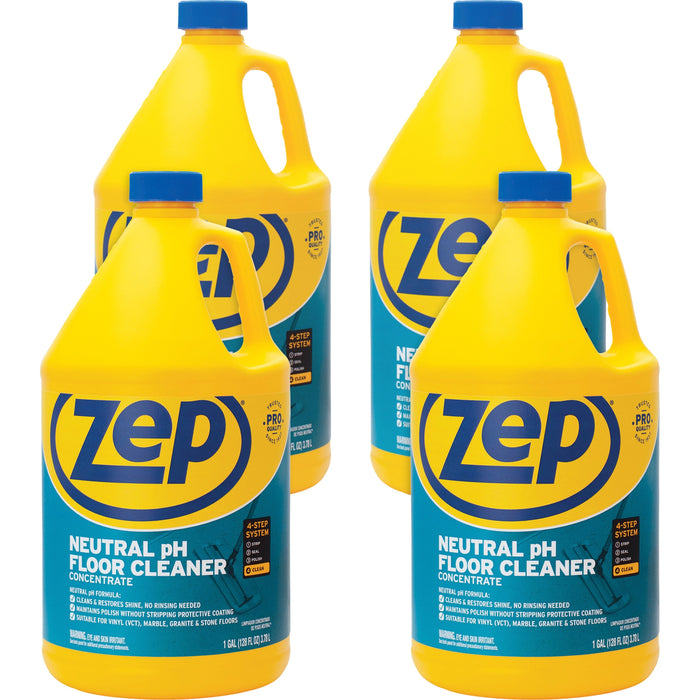 Zep Concentrated Neutral Floor Cleaner - ZPEZUNEUT128CT