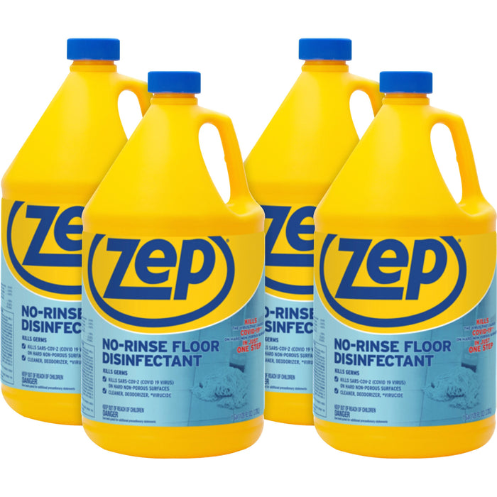 Zep No-Rinse Floor Disinfectant - ZPEZUNRS128CT