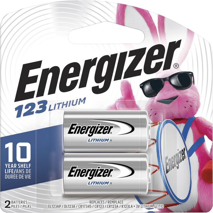 Energizer Lithium 123 3-Volt Battery - EVEEL123APB2CT