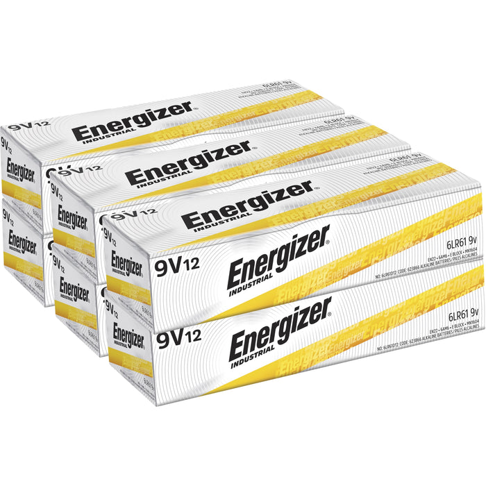 Energizer Industrial Alkaline 9V Battery 12-Packs - EVEEN22CT
