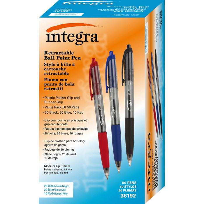 Integra 1.0mm Retractable Ballpoint Pen - ITA36192