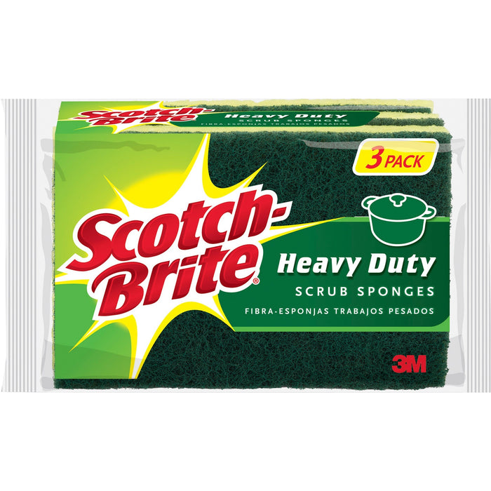 Scotch-Brite Heavy-Duty Scrub Sponges - MMMHD3CT