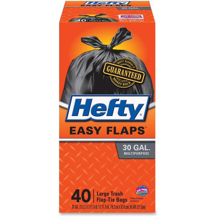Hefty Easy Flaps 30-gallon Large Trash Bags - RFPE27744CT