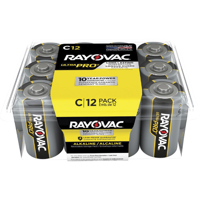 Rayovac Ultra Pro Alkaline C Battery 12-Packs - RAYALC12PPJCT