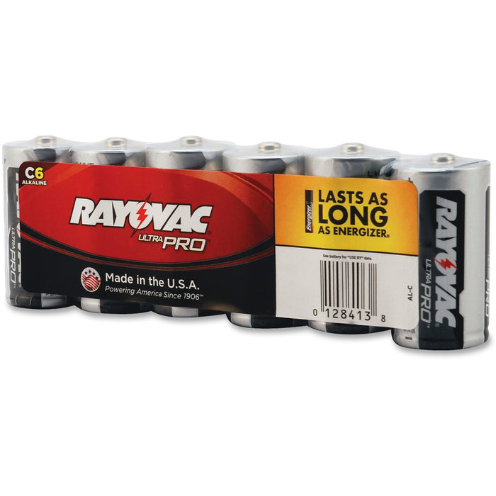 Rayovac Ultra Pro Alkaline C Battery 6-Packs - RAYALC6JCT
