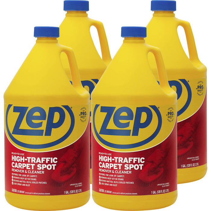 Zep High-Traffic Carpet Spot Remover & Cleaner - ZPEZUHTC128CT