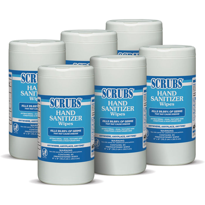 SCRUBS Hand Sanitizer Wipes - ITW90985CT