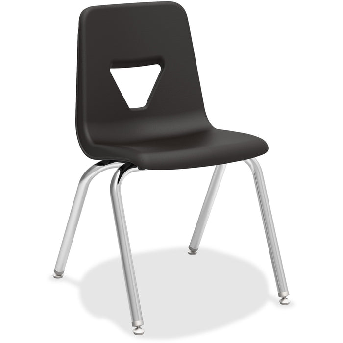 Lorell 18" Seat-height Stacking Student Chairs - LLR99891