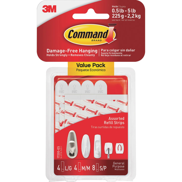 Command Assorted Refill Strips - MMM17200ES