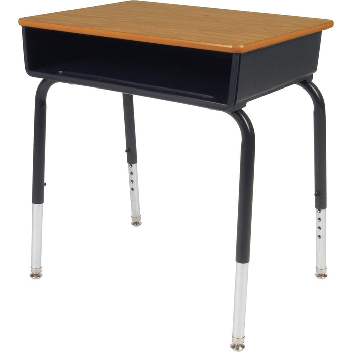 Lorell Adjustable-Height Student Desks with Book Box - LLR99893