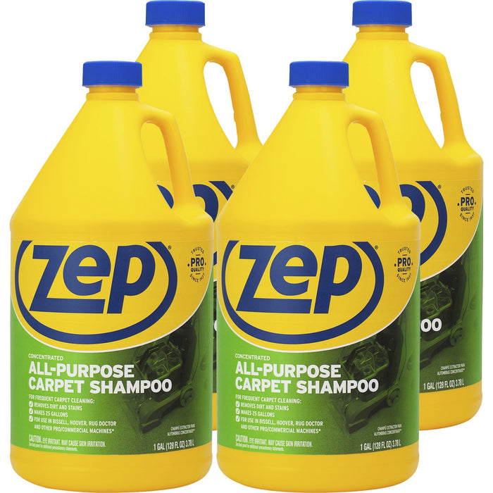 Zep Concentrated All-purpose Carpet Shampoo - ZPEZUCEC128CT