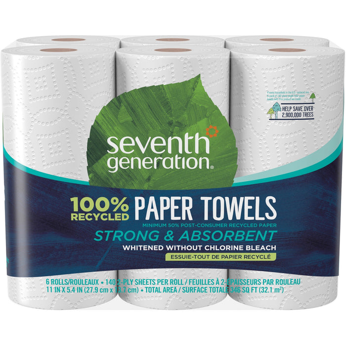 Seventh Generation 100% Recycled Paper Towels - SEV13731CT