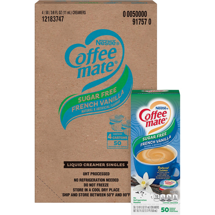 Coffee mate Sugar-Free Liquid Coffee Creamer Singles - NES91757CT
