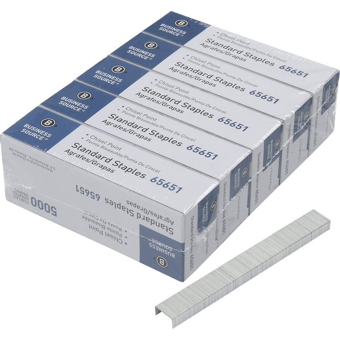 Business Source Chisel Point Standard Staples - BSN65651