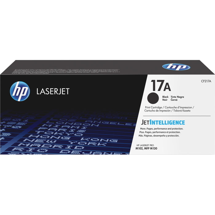 HP 17A Original Standard Yield Laser Toner Cartridge - Black Pack - HEWCF217A