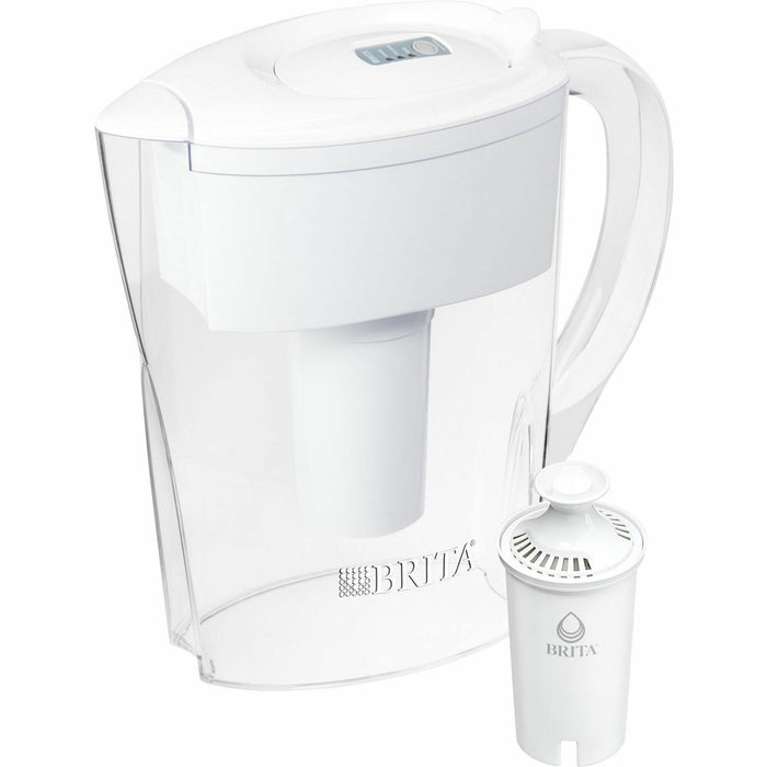 Brita Small 6 Cup Space-Saver Water Pitcher with Filter - BPA Free - CLO35566