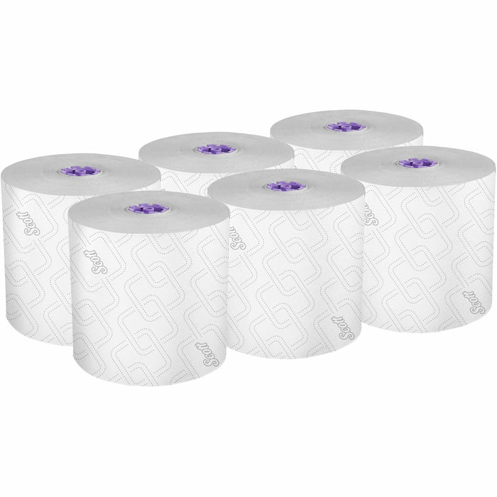 Scott Essential High Capacity Hard Roll Paper Towels with Absorbency Pockets - KCC02001