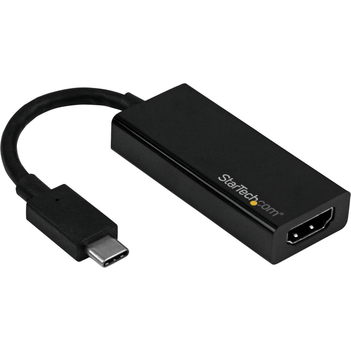 StarTech.com USB C to HDMI Adapter - 4K 60Hz - Thunderbolt 3 Compatible - USB-C Adapter - USB Type C to HDMI Dongle Converter - STCCDP2HD4K60