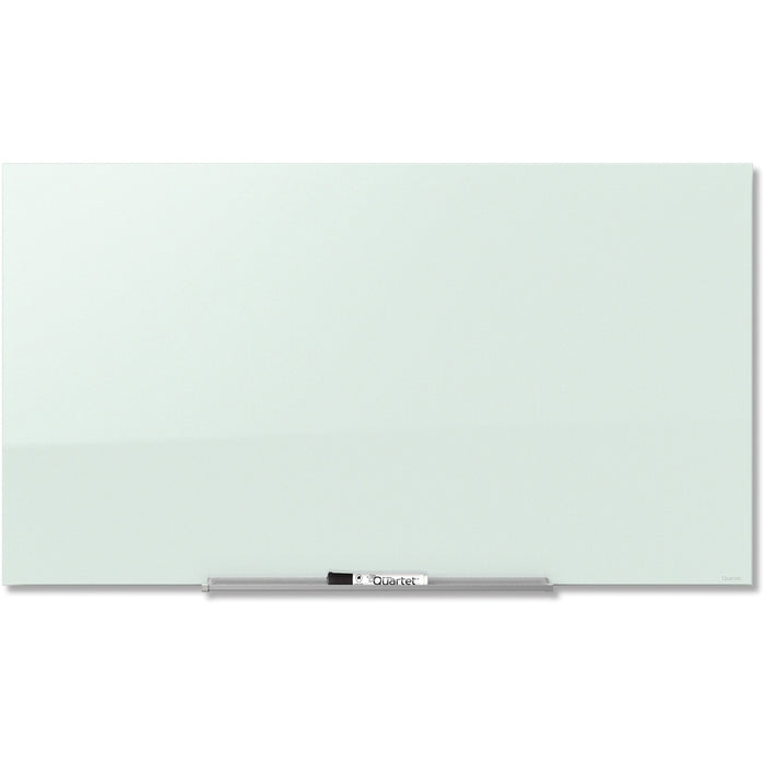 Quartet InvisaMount Magnetic Glass Dry-Erase Board - QRTG3922IMW